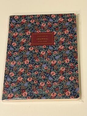 NWT Rifle Paper Co. Rosa Floral Hardcover Journal 150 Ruled Pgs w/ Gold Foil